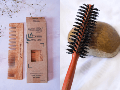 Wooden Combs vs. Boar Bristle Brushes What’s Best for Indian Hair | Orossentials