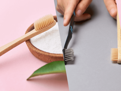 Wooden vs Plastic Toothbrush