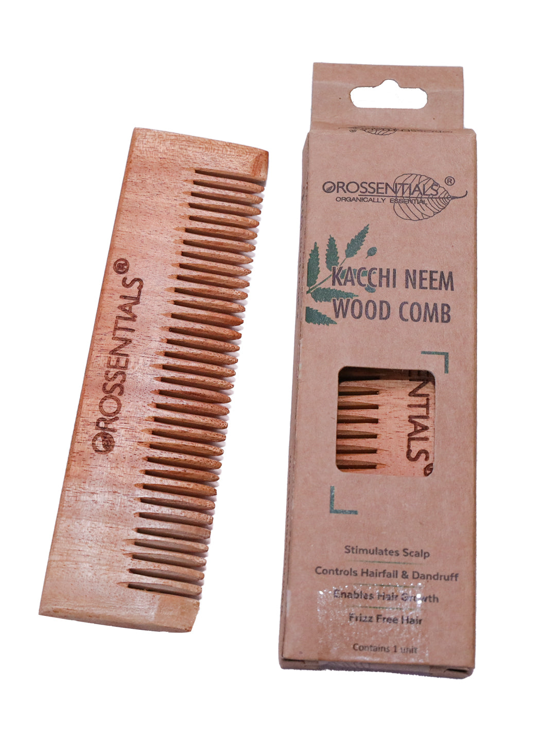 Neem Wooden Comb - Pocket (pack of 2)