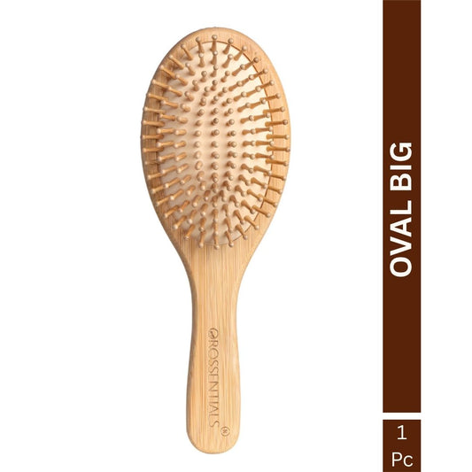 OROSSENTIALS Wooden Oval Hair Brush Big (ORO-013)