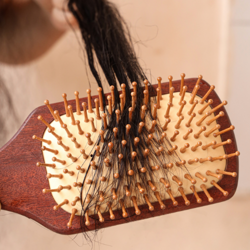 Wooden Hair brush - Premium (Dark wood)