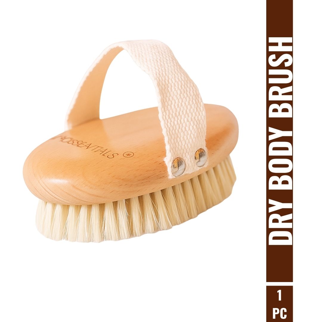 OROSSENTIALS Wooden Dry Body Brush - Premium (ORO-23)