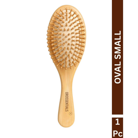 OROSSENTIALS Wooden Oval Hair Brush Small (ORO-014)