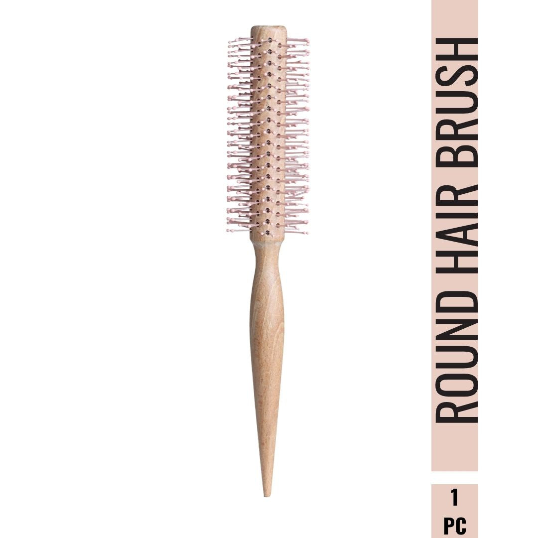 OROSSENTIALS Round Nylon Pink Hair Brush (ORO-053)
