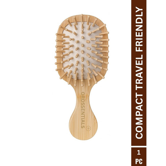 Orossentials Wooden Hair Brush Compact Size Travel Friendly (ORO-057)