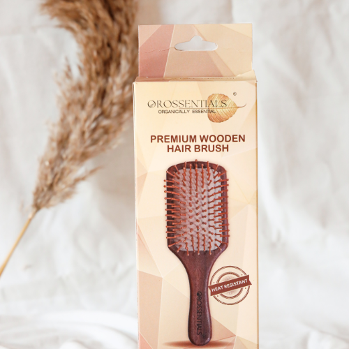 Wooden Hair brush - Premium (Dark wood)