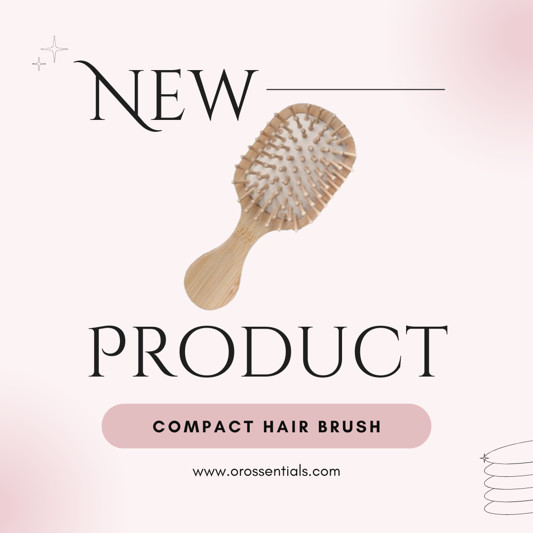 Orossentials Hair Brush Travel Compact Size (ORO-057)