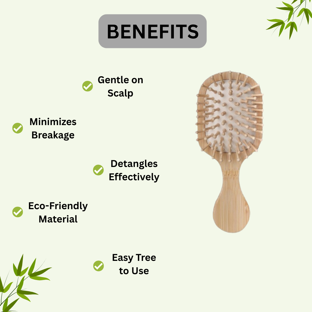 Orossentials Hair Brush Travel Compact Size (ORO-057)