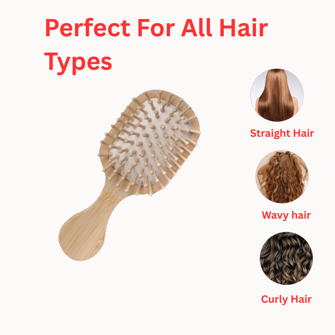 Orossentials Hair Brush Travel Compact Size (ORO-057)