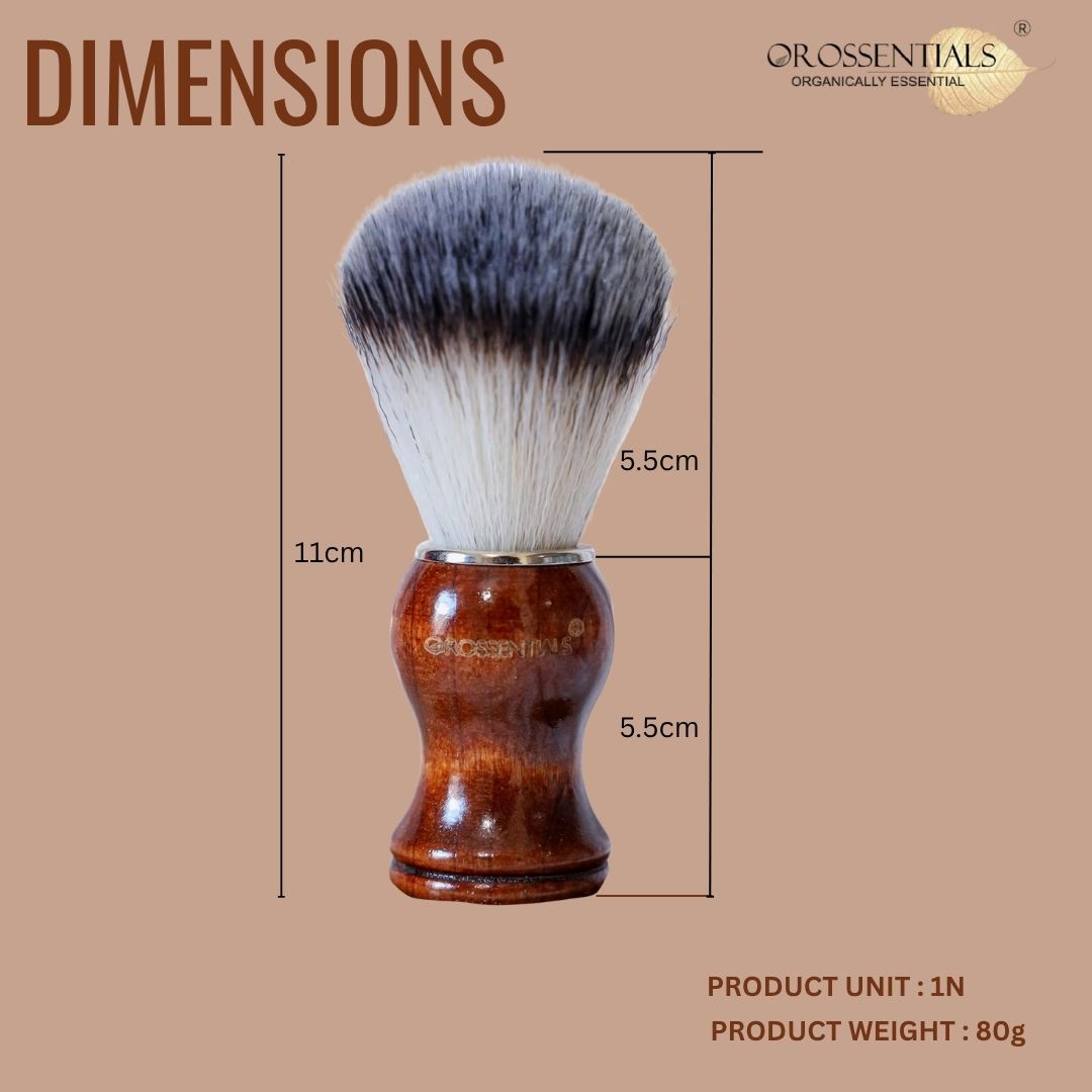 OROSSENTIALS Wooden Shaving Brush For Men (ORO-021)