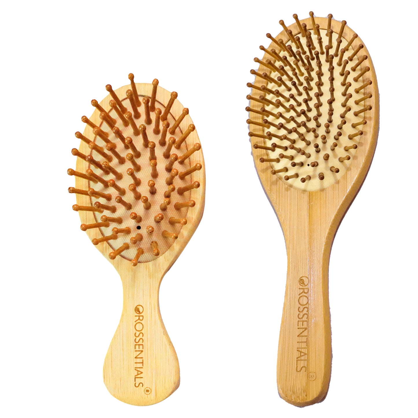 Bamboo Hair Brush with bamboo bristles | Wooden Hair Brush for Women & Men | Wooden Brush for Hair Large Hairbrush for Women | Paddle Hair Brush Paddle Brush for Women(BC-13-15)