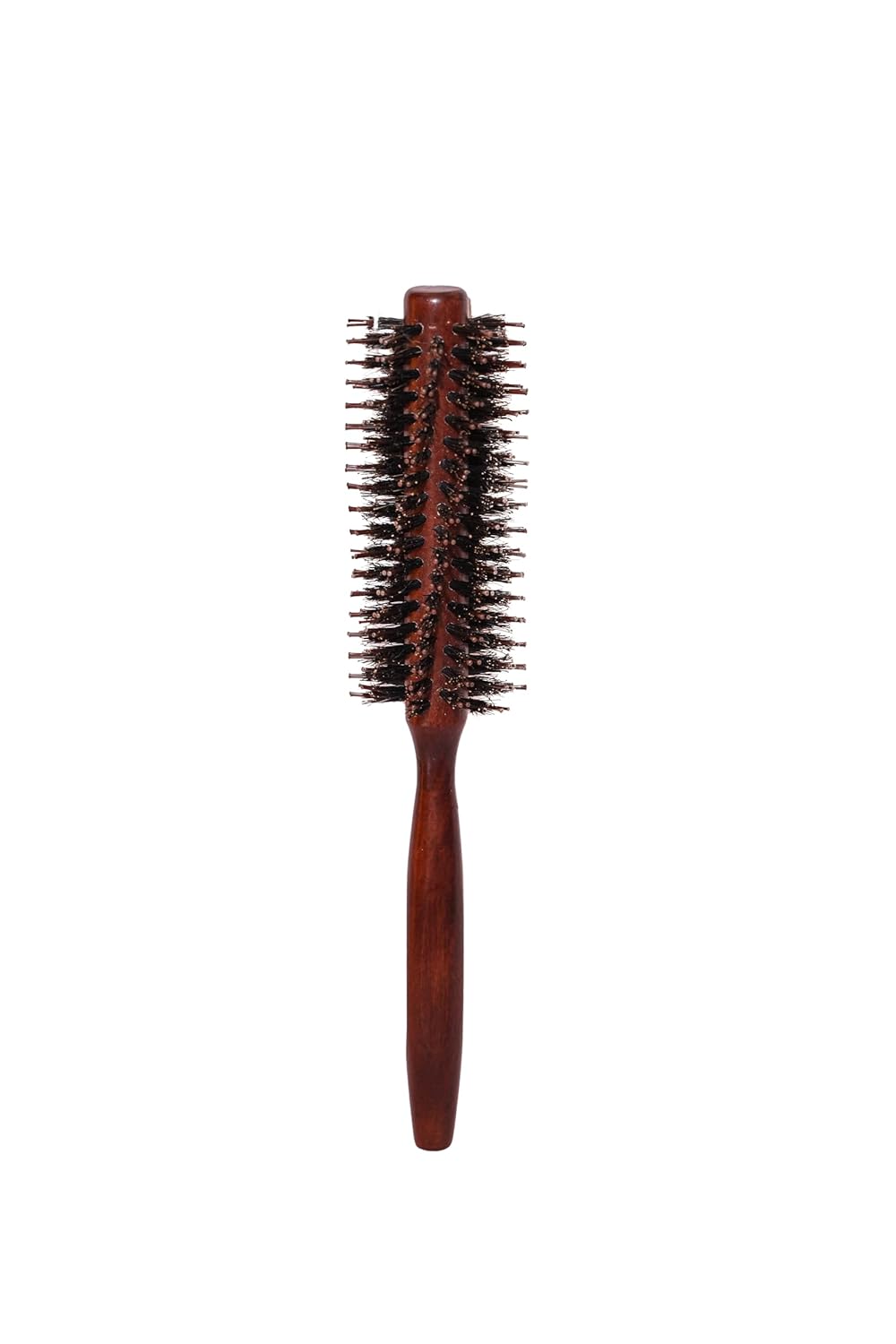 Twirl Design Boar Bristles Round Hair Brush & Oval Big Boar Bamboo Wooden (BC-13-19)