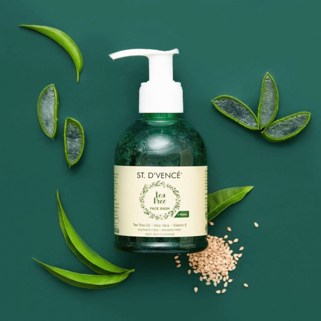 Tea Tree Oil Face Wash With Neem & Aloe Vera, 150 ml
