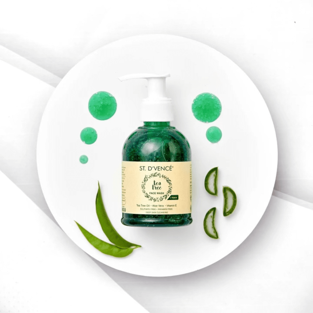 Tea Tree Oil Face Wash With Neem & Aloe Vera, 150 ml