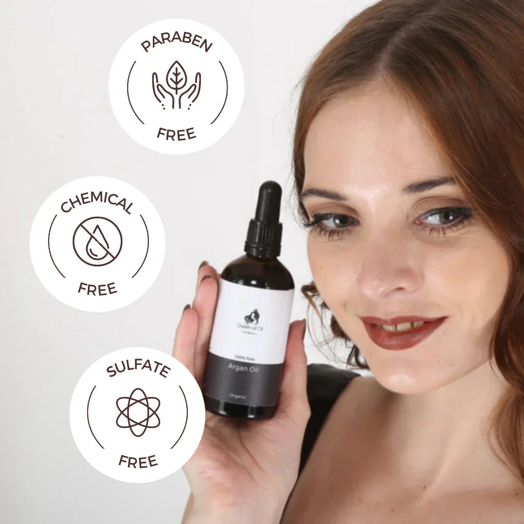 Queen Of Oil 100% Pure Natural & Organic Argan Oil