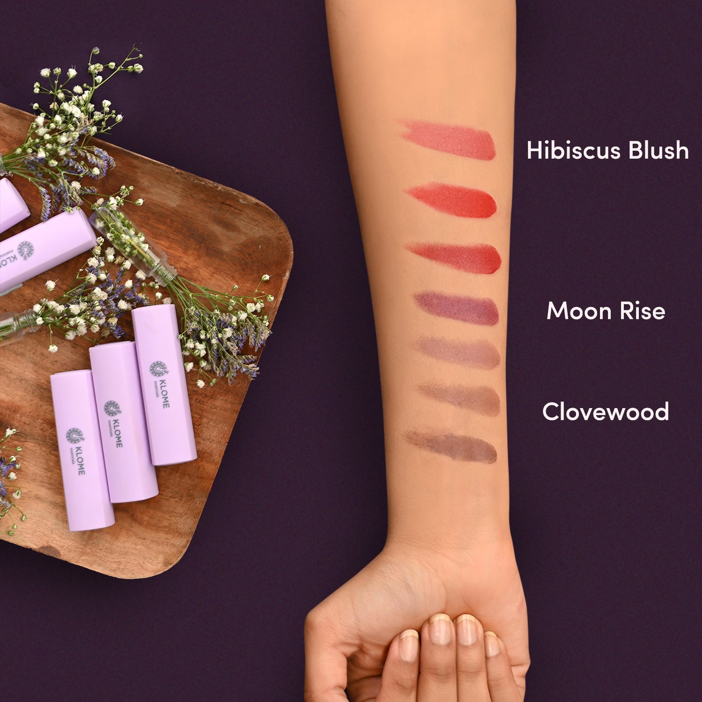 Make It Fusion (clovewood + hibiscus + moon rise) Mini Lipstick Combo