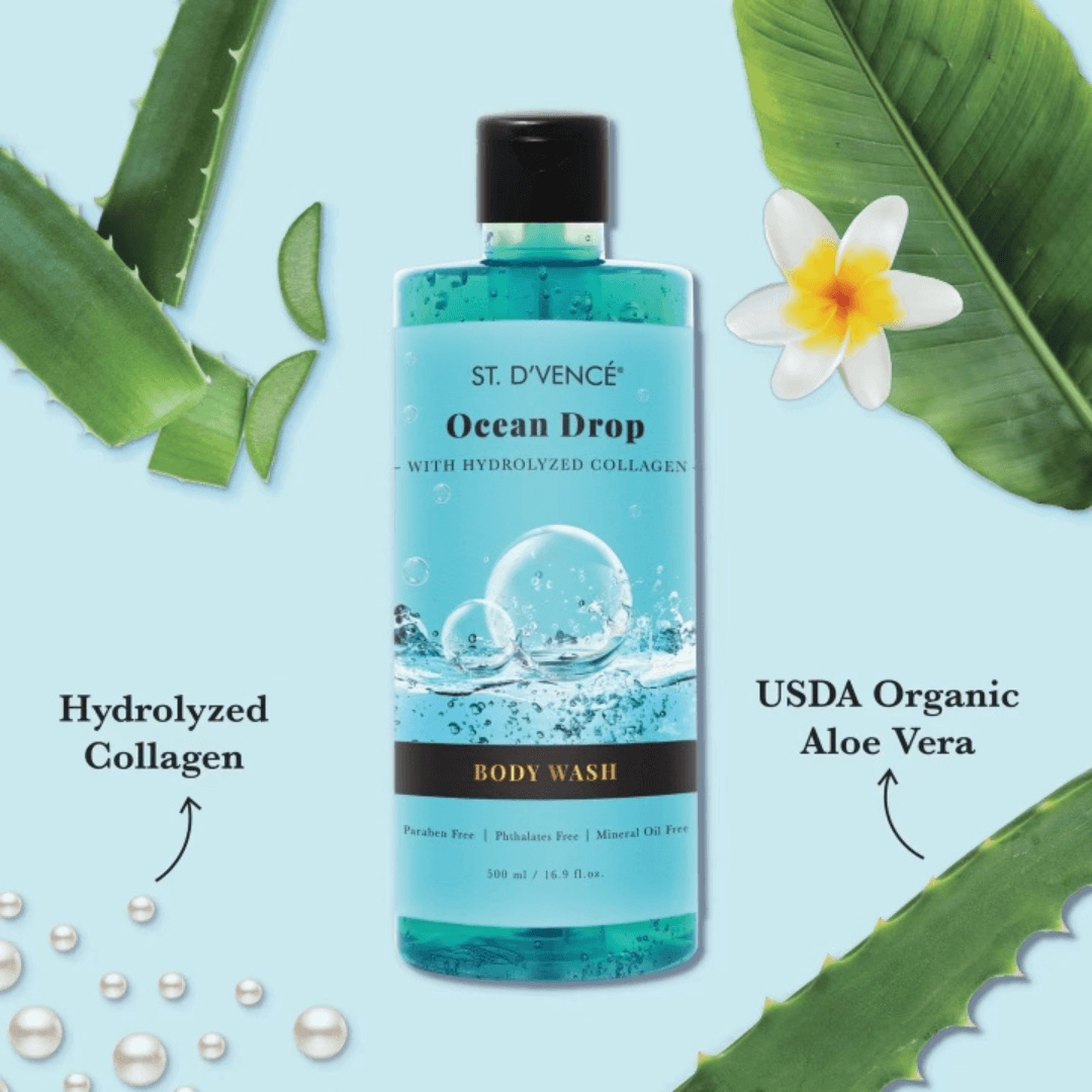 Ocean Drop With Hydrolyzed Collagen Body Wash (500ml)