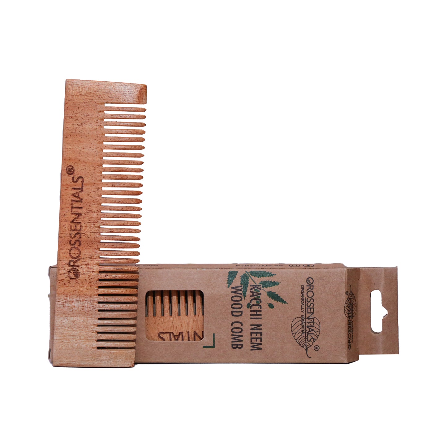 Neem Wooden Comb - Pocket (pack of 2)