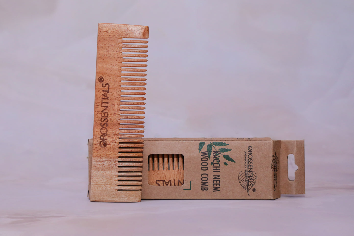 Neem Wooden Comb - Pocket (pack of 2)