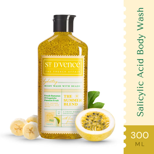 Summer Blend - Banana & Passion Fruit Body Wash with Salicylic Acid, 300 ml