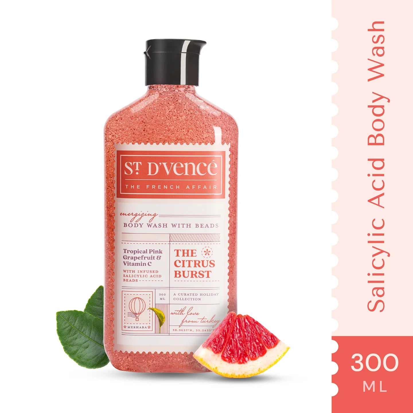 Citrus Burst - Grapefruit & Vit C Body Wash with Salicylic Acid, 300 ml