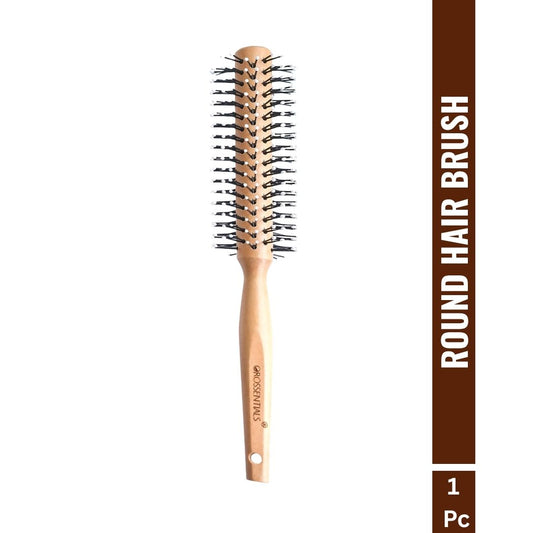 Orossentials Round Nylon bristles Wooden Hair Brush (ORO-020)