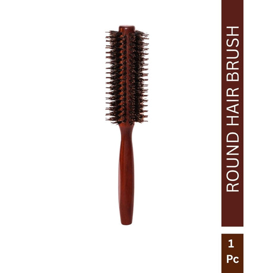 Wooden Round Hair Brush | Wooden Round Hair Brush | Men and Women [ORO-018]