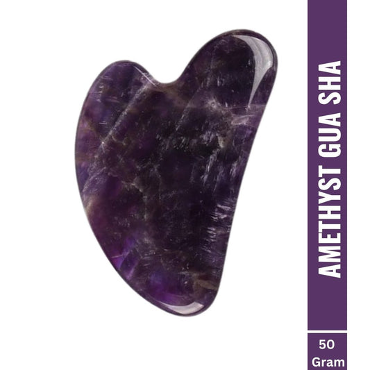 OROSSENTIALS Amethyst Heart Gua Sha Gua Sha Facial Massage (ORO-027)
