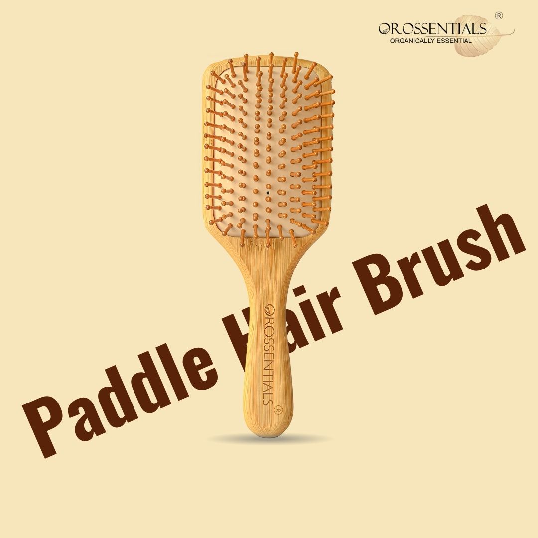 Rectangle Wooden Hair Brush Big Size [ORO-011]