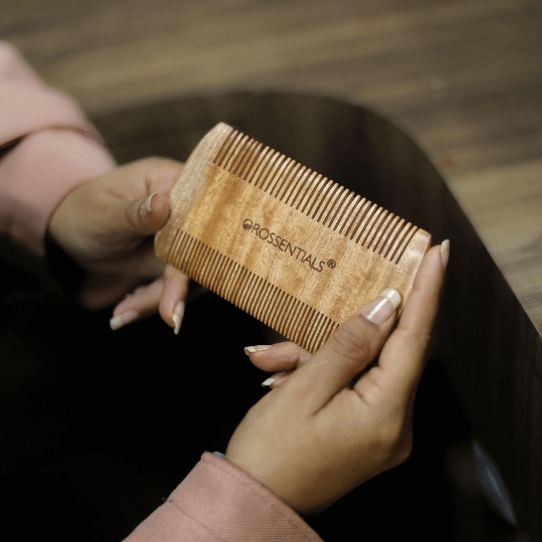 Wooden Lice Comb