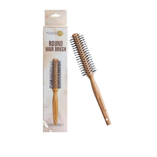 Orossentials Round Nylon bristles Wooden Hair Brush (ORO-020)