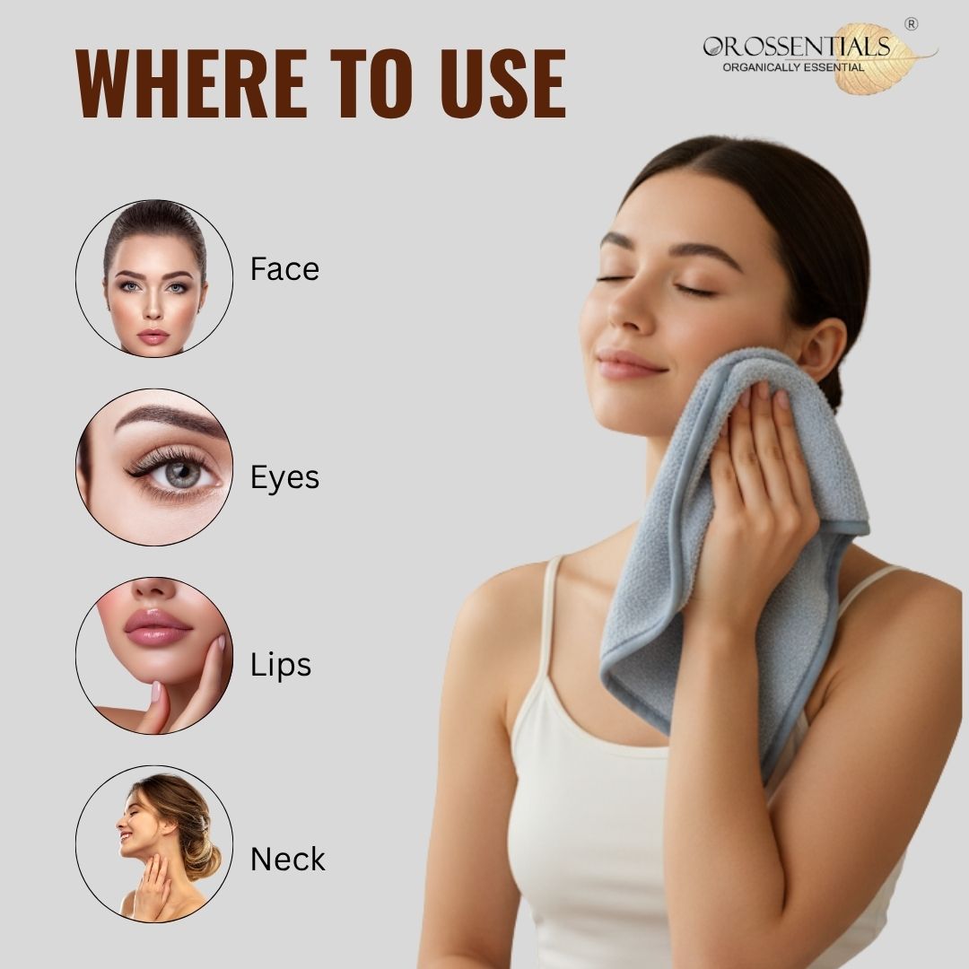 OROSSENTIALS Reusable Multi-Functional Makeup Removal Facial Cleansing Towel(ORO-036)