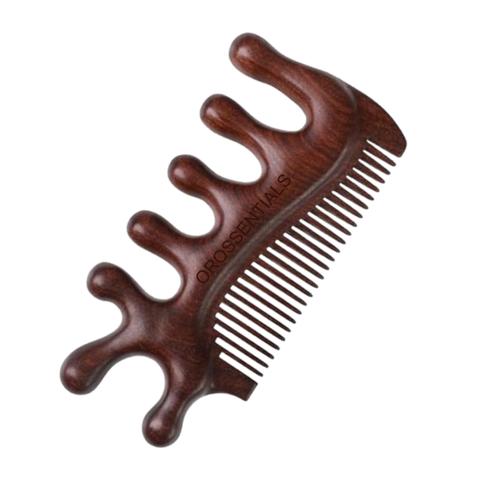 WOODEN MASSAGE COMB 3 IN 1 ORO-062