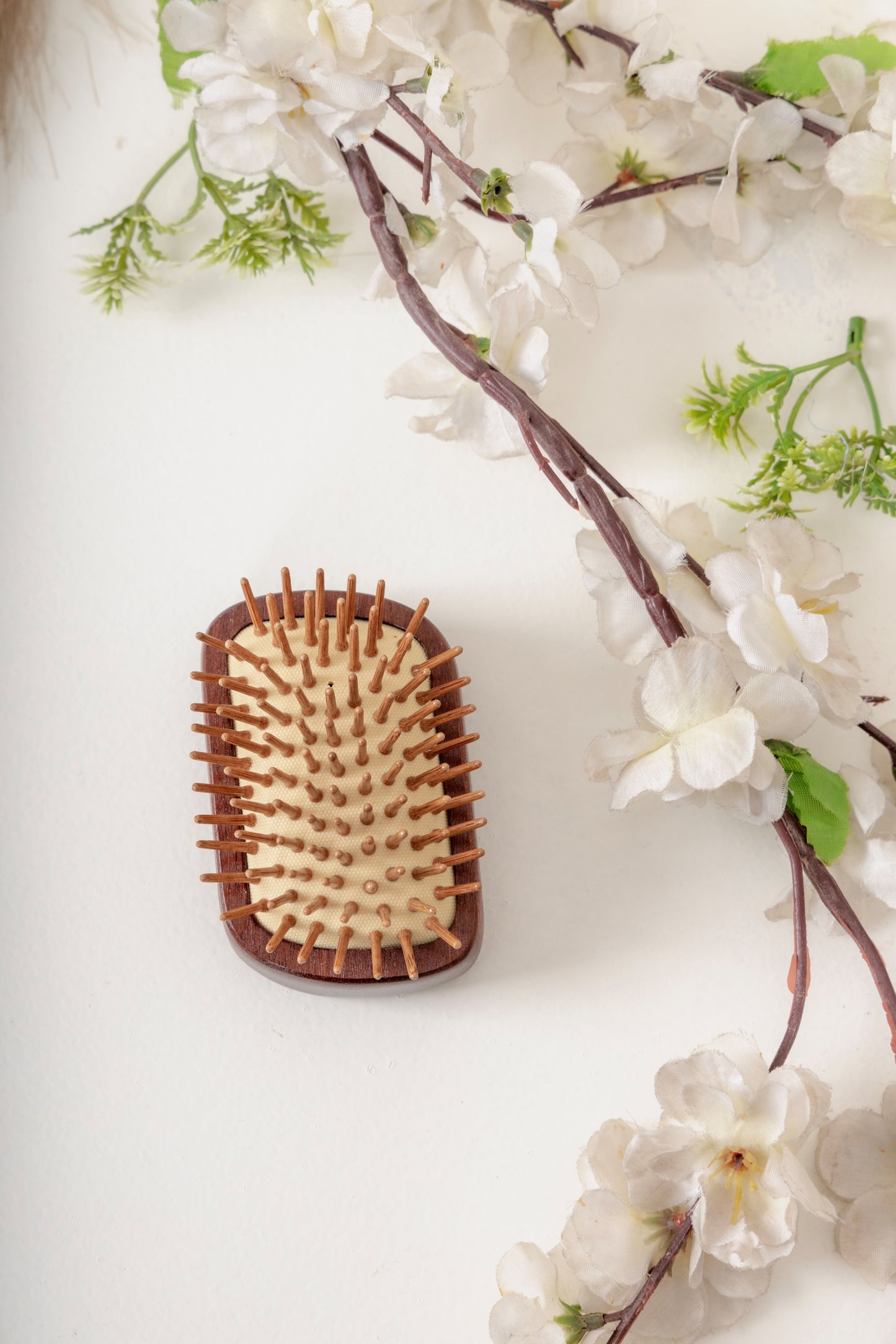 OROSSENTIALS Trending Natural Wooden  Hair Brush Without Handle Premium (ORO-052)