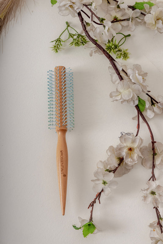 OROSSENTIALS  Round Nylon Blue Hair Brush (ORO-054)