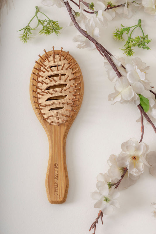 OROSSENTIALS Bamboo Wooden Vent Hair Brush (ORO-049)