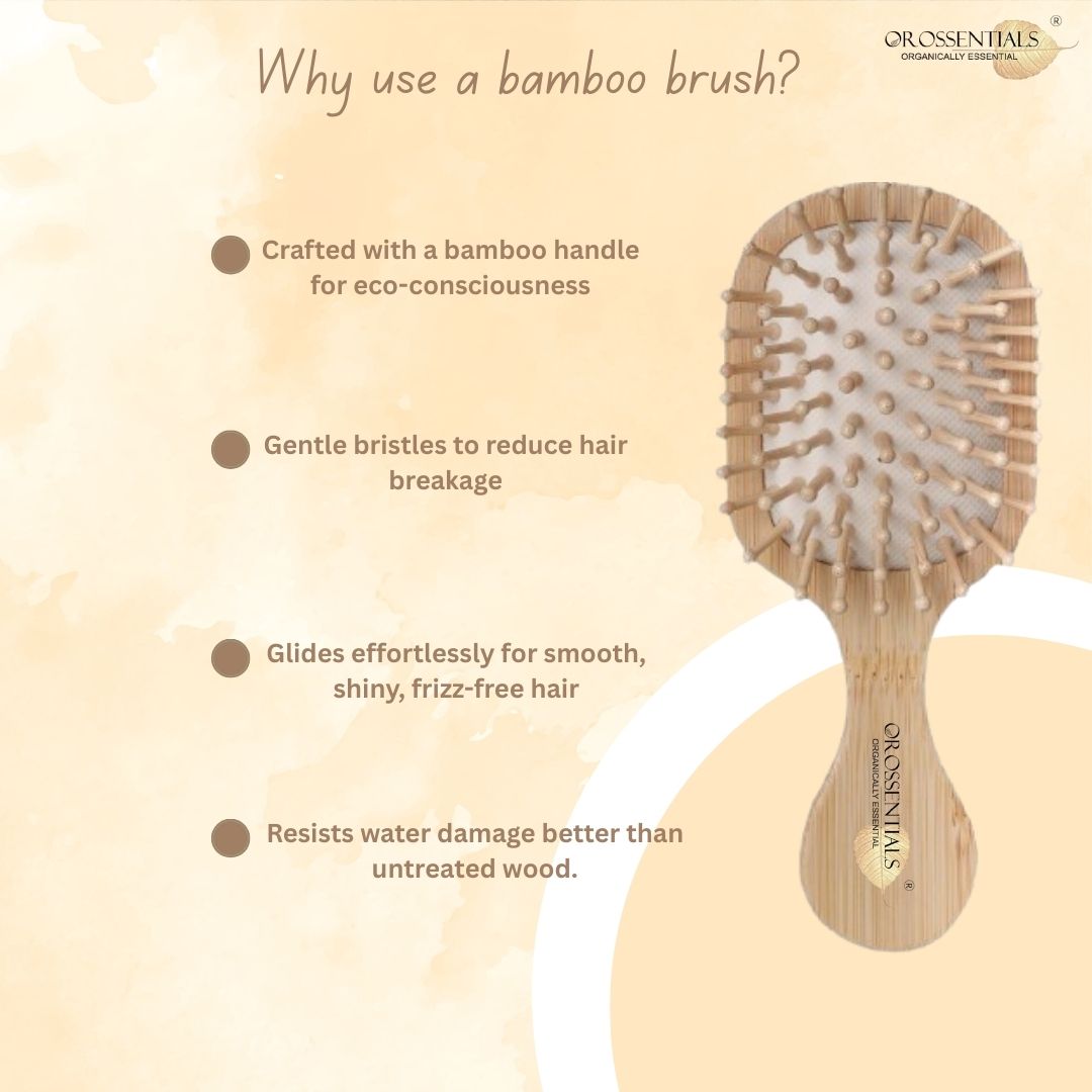Orossentials Hair Brush Travel Compact Size (ORO-057)