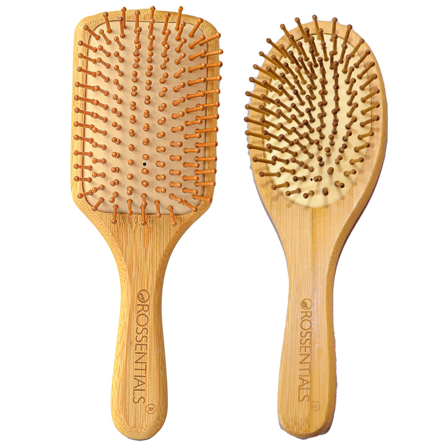 Bamboo/Wooden Hair Brush (BC-11-13-PK2)