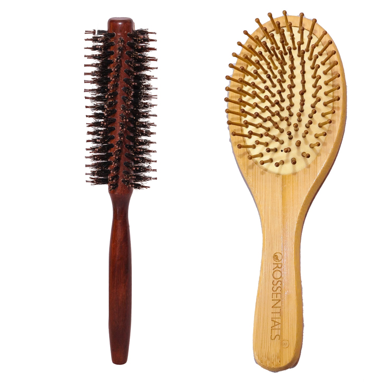 Oval Small & Round Boar Bristle Hair Brush India's No.1* [ORO-014-019]