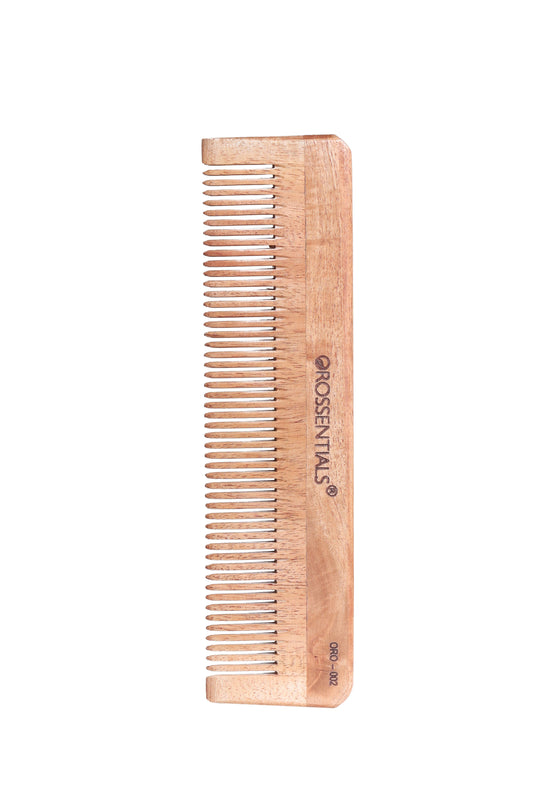 Neem Wood Comb Single Teeth 100% (ORO-002)