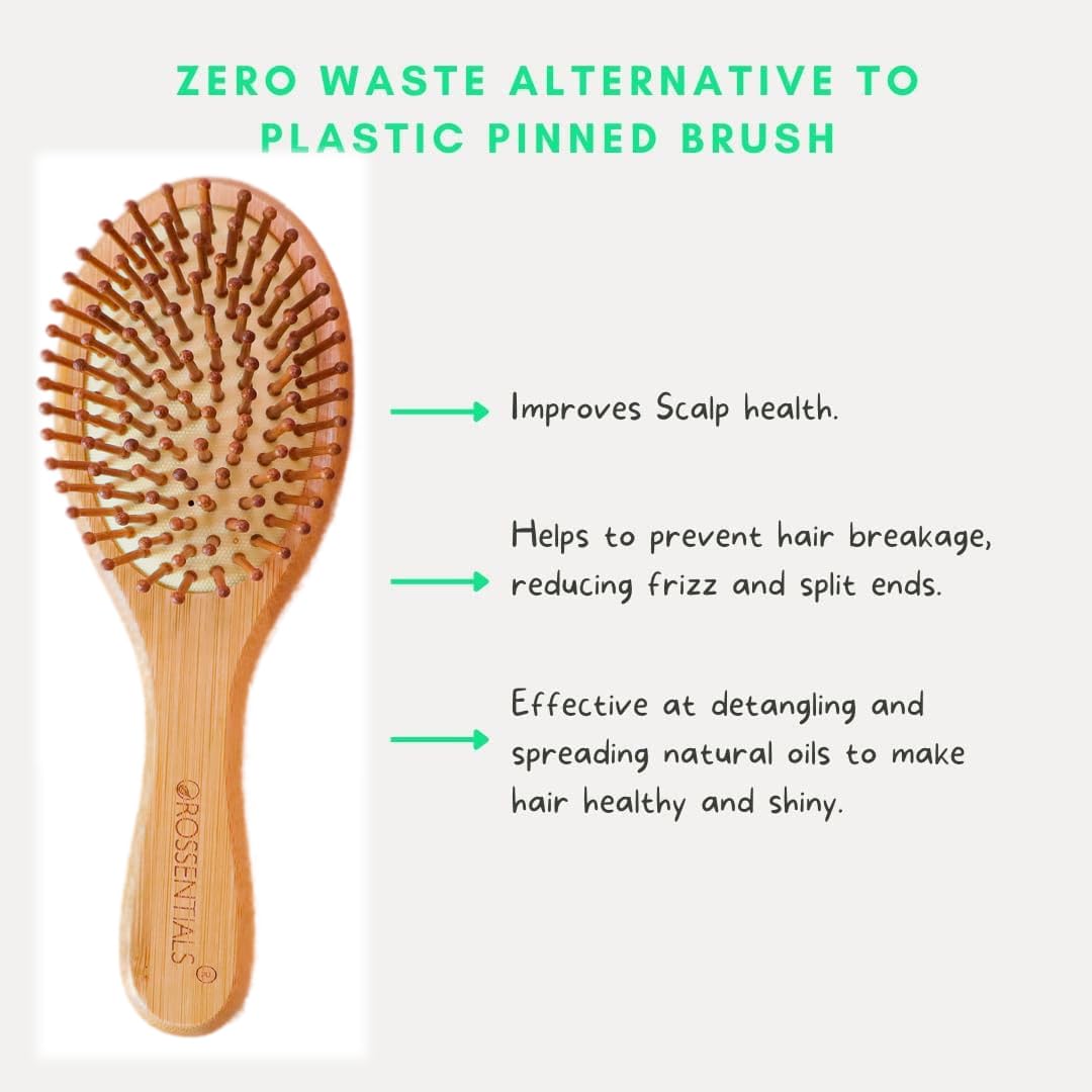 Bamboo/Wooden Hair Brush (BC-11-13-PK2)