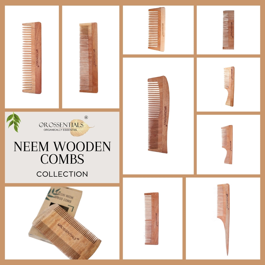 OROSSENTIALS wooden comb- single Teeth ORO-002