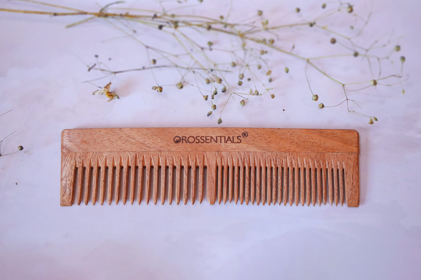 OROSSENTIALS neem wooden two in one straight ORO-008