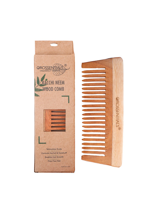 OROSSENTIALS neem wooden combs- dntangle ORO-009