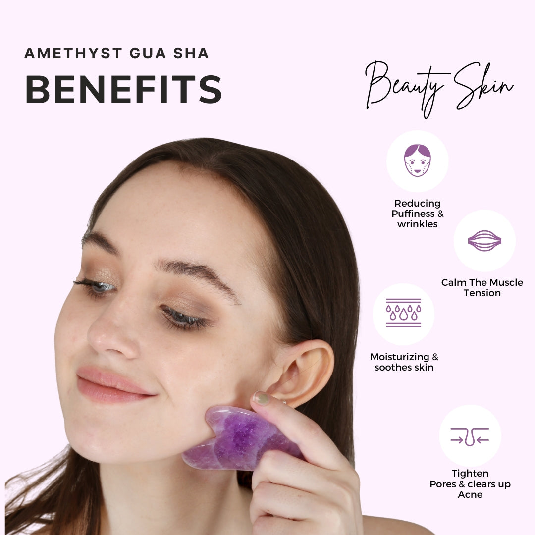 OROSSENTIALS Amethyst Gua Sha ORO-027