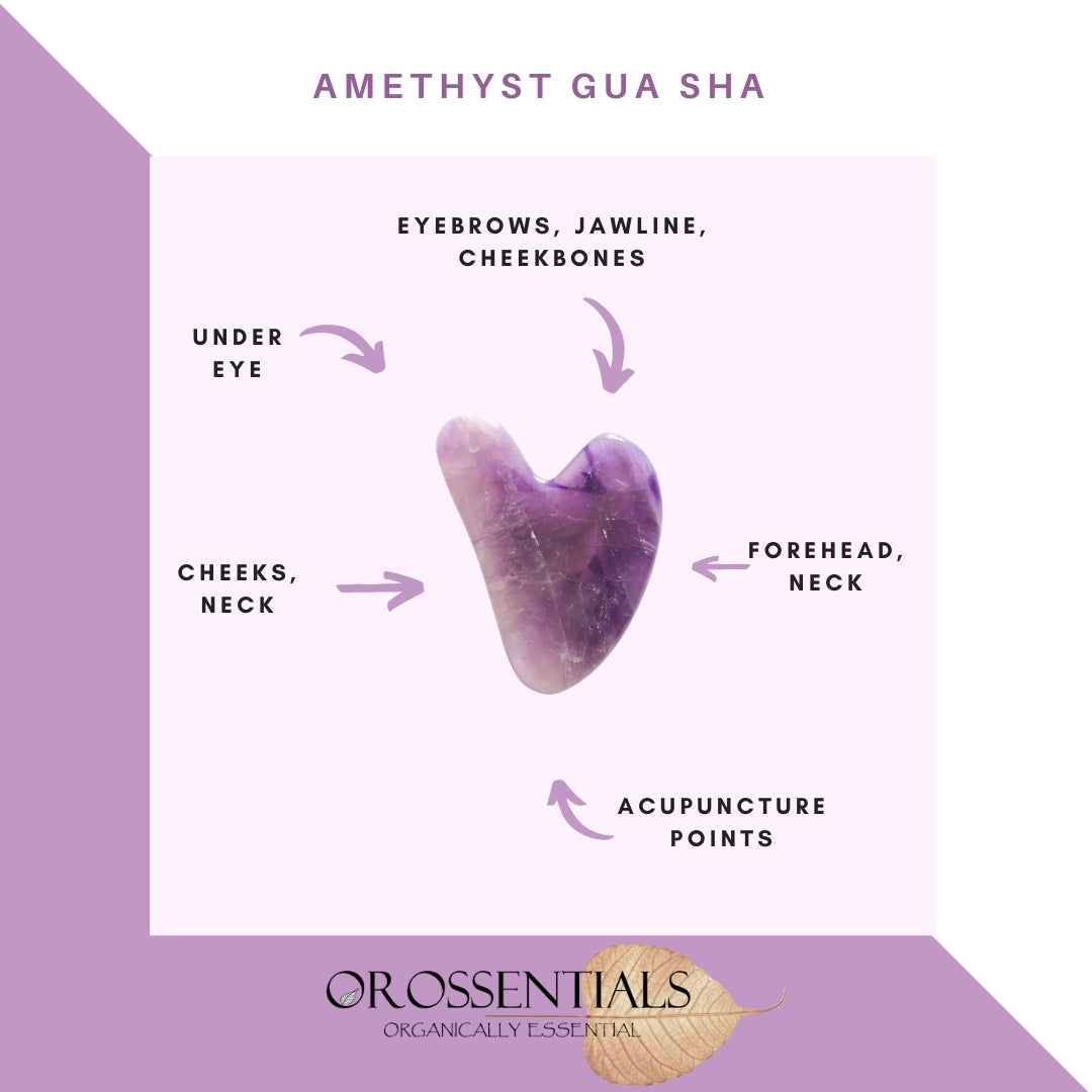 OROSSENTIALS Amethyst Gua Sha ORO-027