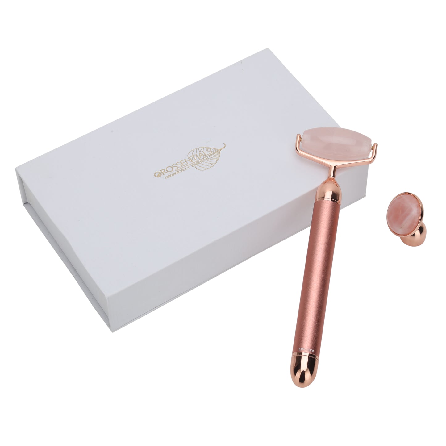 OROSSENTIALS electric vibtrating face roller pink handle ORO-033