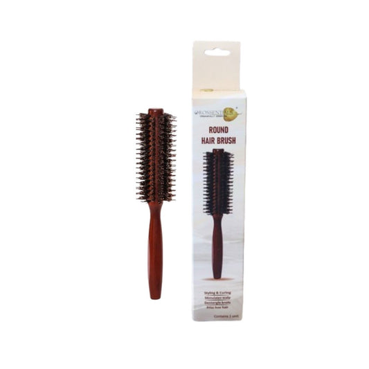 Wooden Round Hair Brush | Wooden Round Hair Brush | Men and Women [ORO-018]