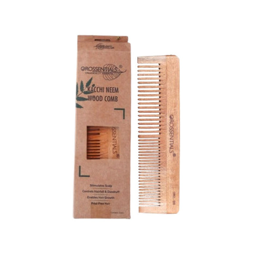 Neem Wooden Comb-Two In One [ORO-008]