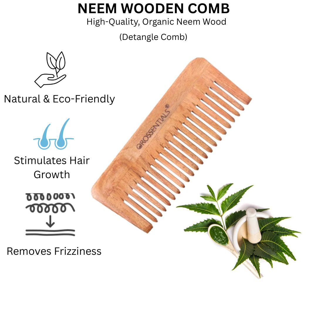Neem Wood Comb Detangling [ORO-009]